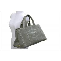 プラダスーパーコピー バッグ PRADA トートバッグ デニム キャンバス ミリタリー カーキ B1872B4