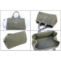 プラダスーパーコピー バッグ PRADA トートバッグ デニム キャンバス ミリタリー カーキ B1872B4