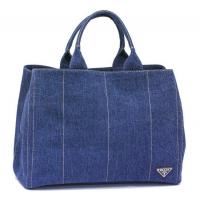 プラダスーパーコピー バッグ PRADA トートバッグ デニム キャンバス CANAPA ブルー VA0904