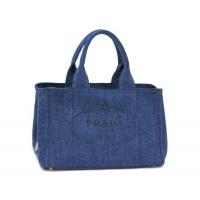 プラダスーパーコピー バッグ PRADA トートバッグ デニム キャンバス ブルー 紙袋付 B1877B8 新作