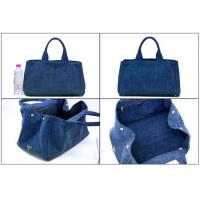 プラダスーパーコピー バッグ PRADA トートバッグ デニム キャンバス ブルー B1872B9 紙袋付き 新作