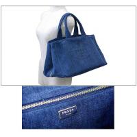 プラダスーパーコピー バッグ PRADA トートバッグ デニム キャンバス ブルー B1872B9 紙袋付き 新作