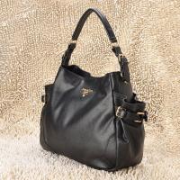 PRADA プラダスーパーコピー 激安 ヴィテロダイノ ショルダーバッグ（ブラック）BR5201