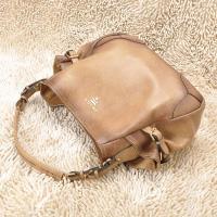 PRADA プラダスーパーコピー 激安 ヴィテロダイノ ショルダーバッグ（マスタード）BR5202