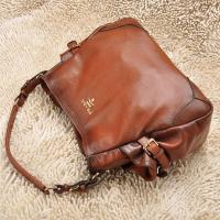 PRADA プラダスーパーコピー 激安 ヴィテロダイノ ショルダーバッグ（ダークブラウン）BR5203