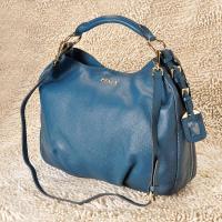 PRADA プラダスーパーコピー ヴィテロダイノレザー 斜めがけ ショルダーバッグ（ライトブルー）BR4413