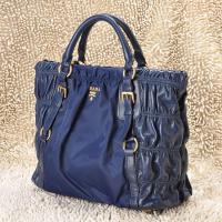 PRADA プラダスーパーコピー 激安 テスートゴーフル ショルダーバッグ（ブルー ）BR4681