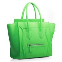 セリーヌスーパーコピー 2014年春夏新作ラゲージ ミニショッパートートバッグ コバルトプルーCELINE-3333