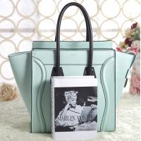 セリーヌスーパーコピー 2014年春夏新作ラゲージ ミニショッパートートバッグ コバルトプルーCELINE-3321
