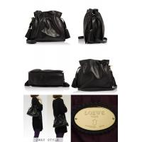 ロエベスーパーコピー FLAMENCO 30 380.82.E16 1100 BLACK 2WAY ショルダー/ハンドバッグ LOEWE NAPA