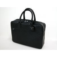 ボッテガ・ヴェネタスーパーコピー BOTTEGAVENETA イントレチャートブリーフケース 163292V4651-1000 ブラック
