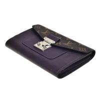 ルイヴィトンスーパーコピー 2014春夏新作 財布 LOUIS VUITTON 人気 ヴィンテージ 二つ折り長財布 パープル 60507-2