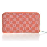 ルイヴィトンスーパーコピー 財布 2014春夏新作 ピンク レディース LOUIS VUITTON ラウンドファスナー長財布 60017-8