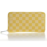 ルイヴィトンスーパーコピー 財布 2014春夏新作 イエロー レディース LOUIS VUITTON ラウンドファスナー長財布 60017-7