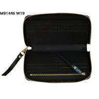 ルイヴィトンスーパーコピー 財布 LOUIS VUITTON ブラック ファスナー二つ折長財布 91446-3