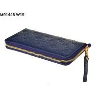 2014春夏新作 ルイヴィトンスーパーコピー 財布 LOUIS VUITTON ブルー ファスナー二つ折長財布 91446-1