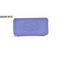 ルイヴィトンスーパーコピー 財布 LOUIS VUITTON 2014春夏新作 ブルー 大人気! ラムスキン ラウンドファスナー長財布 58029-6