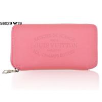 ルイヴィトンスーパーコピー 財布 LOUIS VUITTON 2014春夏新作 ピンク 大人気! ラムスキン ラウンドファスナー長財布 58029-4