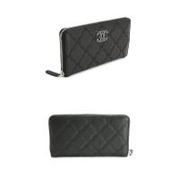 シャネルスーパーコピー 財布 ラウンドファスナー キルティング レザー ココマーク A69099