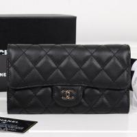 シャネルスーパーコピー 財布 マトラッセライン 長財布 ブラック A31506