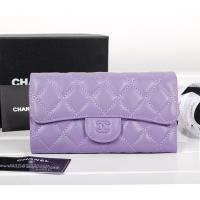シャネルスーパーコピー 財布 マトラッセライン 長財布 ライトパープル A31506