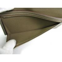 エルメススーパーコピー ベアンスフレ 二つ折り長財布ヴォーエプソン/エトープ(金具：シルバー)  hq002