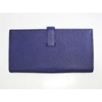 エルメススーパーコピー ベアンスフレ(二つ折り長財布) シェーブル/アイリス(金具：シルバー) hq013