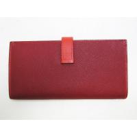 エルメススーパーコピー ベアンスフレ(二つ折り長財布) ヴォーエプソン/ルビー×ブーゲンビリア hq015