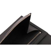 エルメススーパーコピー ベアン二つ折長財布アリゲーター/ブラック hq017 シルバー