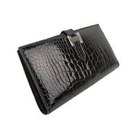 エルメススーパーコピー ベアン二つ折長財布アリゲーター/ブラック hq017 シルバー