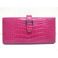 エルメススーパーコピー ベアンスフレアリゲーター/フューシャピンク(金具：シルバー) hq018