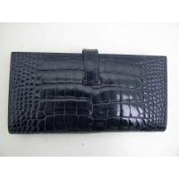 エルメススーパーコピー ベアンスフレ二つ折長財布 アリゲーター/ブルーアビス(金具：シルバー) hq019