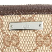 グッチスーパーコピー GG柄 長財布 ベージュ＆ダークブラウン 112724F40IR9643