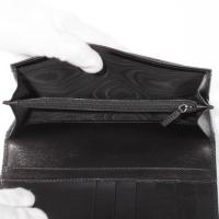 グッチスーパーコピー メタルプレート 長財布 ブラック 233112A490R1000 カーフレザー