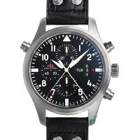 ＩＷＣスーパーコピー パイロットウォッチ ダブルクロノ IW377801 ブラック