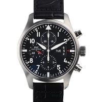 ＩＷＣスーパーコピー パイロットウォッチクロノ IW377701 ステンレス ブラック