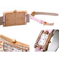 ﾊﾘｰ･ｳｨﾝｽﾄﾝスーパーコピー レディ・アヴェニューオーロラ 310/LQRL.M/A04 RG/ピンクサテン ケースダイヤ ホワイトシェル