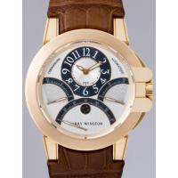 ﾊﾘｰ･ｳｨﾝｽﾄﾝスーパーコピー HARRYWINSTON オーシャン トリレトロ・クロノ OCEACT44RR001 ブラウン革 シルバー/グレー