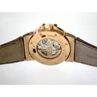 ﾊﾘｰ･ｳｨﾝｽﾄﾝスーパーコピー HARRYWINSTON オーシャン トリレトロ・クロノ OCEACT44RR001 ブラウン革 シルバー/グレー