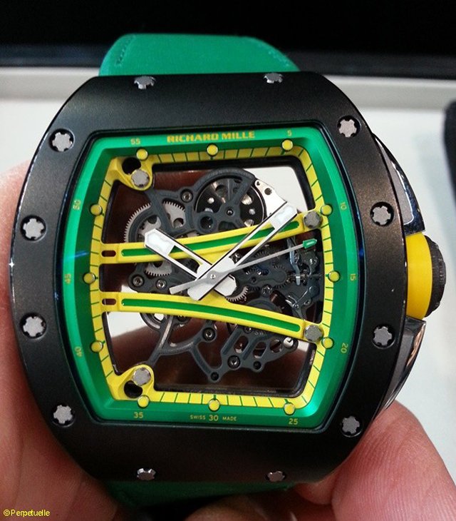 リシャール・ミルスーパーコピー 新しい RM061 ヨハン·ブレイク時計 手巻