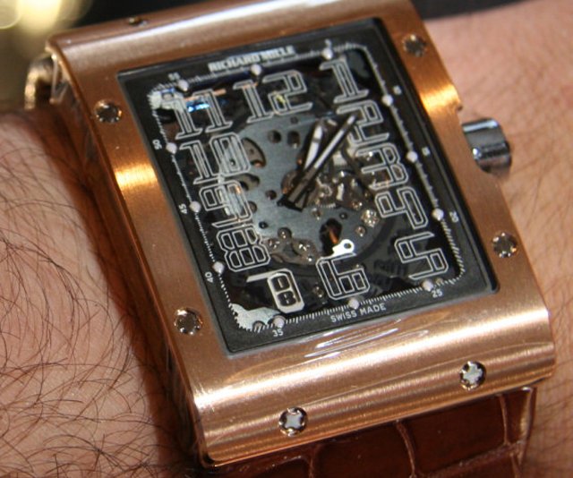 リシャール・ミルスーパーコピー RM016 オートマティック TI スケルトン サテンストラップ