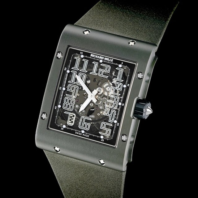リシャール・ミルスーパーコピー RM016 オートマティック TI スケルトン サテンストラップ