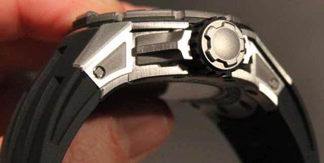 リシャール・ミルスーパーコピー RM028 オートマティック ダイバーズ TI スケルトン 自動巻 ラバー