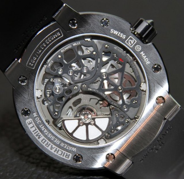 リシャール・ミルスーパーコピー RM033 18KRG 自動巻 42時間パワーリザーブ