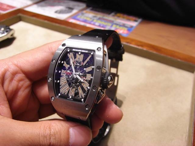 リシャール・ミルスーパーコピー RM037 自動巻 18KWG×チタン 50m防水
