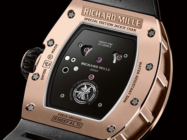 リシャール・ミルスーパーコピー RM057 ドラゴン ジャッキー・チェン 18KRG 手巻トゥールビヨン