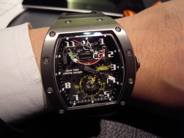 リシャール・ミルスーパーコピー RM036トゥールビヨンGセンサー限定版ジャン·トッド 手巻き
