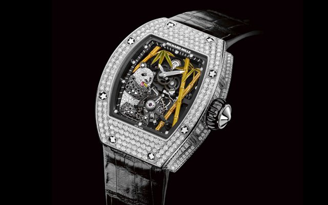 リシャール・ミルスーパーコピー ジュエリーウォッチ RM026 手巻トゥールビヨン