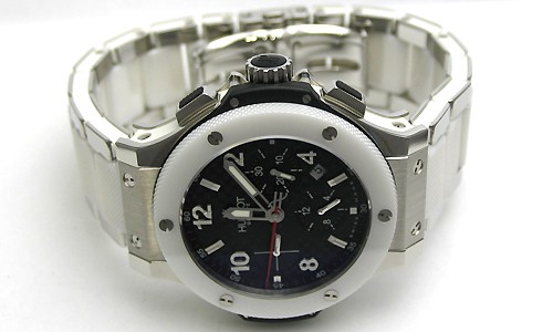 ウブロスーパーコピー ビッグバン 301.SH.131.SH ステンレス・セラミック ブラック