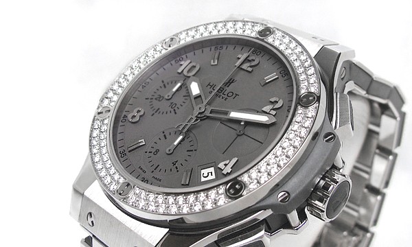 ウブロスーパーコピー ビッグバン アールグレイダイヤモンド 342.ST.5010.ST.1104 グレー